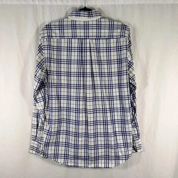 Tommy Hilfiger Dress Shirt Men's Medium Plaid Button Up Long Sleeve Heritage - Picture 6 of 8